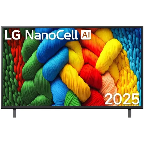 65" Телевизор LG 65NANO80A6B.ARUG NanoCell, 4K Ultra HD, СМАРТ ТВ, WebOS, синяя сажа