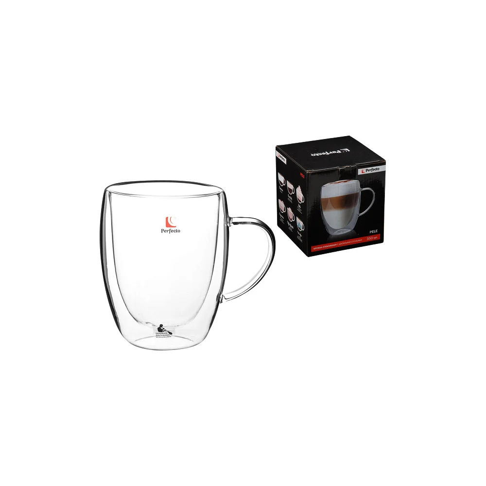 Стеклянная кружка PERFECTO LINEA Pele 30-003350
