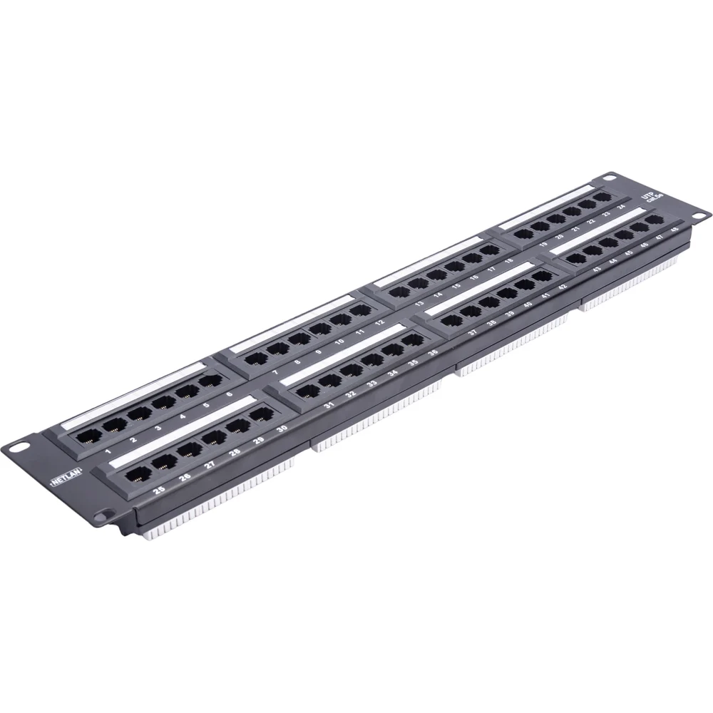 Неэкранированная панель NETLAN EC-URP-48-UD2