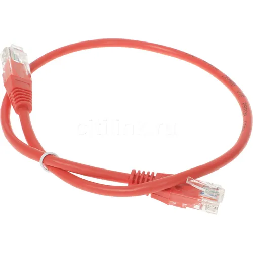 Патч-корд LanMaster вилка RJ-45, вилка RJ-45, кат.5E, ПВХ, 0.3м, оранжевый [twt-45-45-0.5-or]