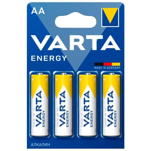 AA Батарейка VARTA Energy LR6 BL4 Alkaline, 4 шт.