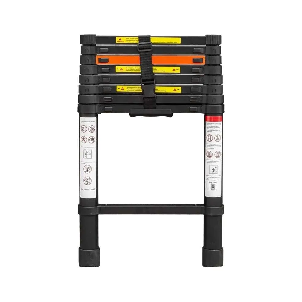Телескопическая алюминиевая бытовая лестница Rockforce RF-UP260
