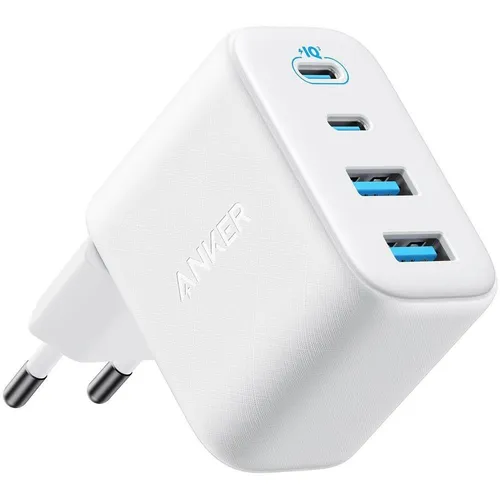 Сетевое зарядное устройство ANKER Zolo, 2xUSB-A, 2xUSB-C, 50Вт, 3A, белый [a121eg21]