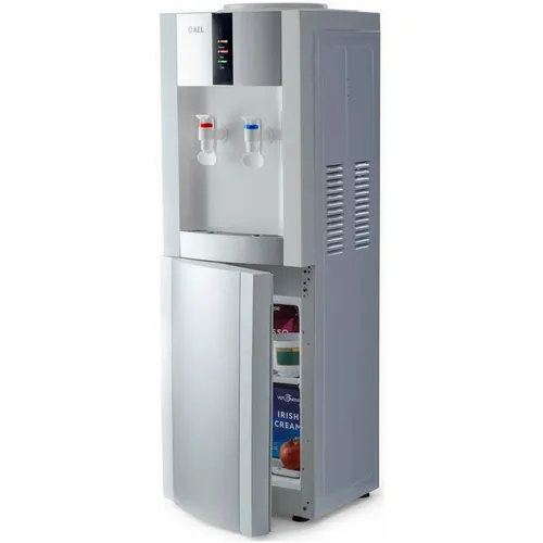 Кулер AEL LD-AEL-47c, напольный, электронный, push - кран, голубой/серебристый [00308]