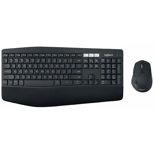 Комплект (клавиатура+мышь) Logitech MK850, USB, беспроводной, заводское нанесение кириллицы, черный [920-008232]