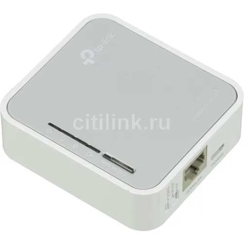 Wi-Fi роутер TP-LINK TL-MR3020, Wi-Fi 4, N300, 2.4ГГц, 1 WAN/LAN, 1xUSB, белый