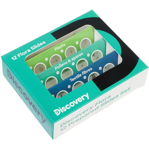 Набор микропрепаратов DISCOVERY Флора, 12 предметов [78225]
