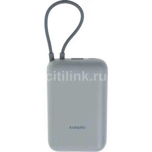 Внешний аккумулятор (Power Bank) Xiaomi BHR9073GL, 10000мAч, голубой