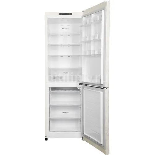 Холодильник двухкамерный LG GA-B419SEJL Total No Frost, инверторный, бежевый