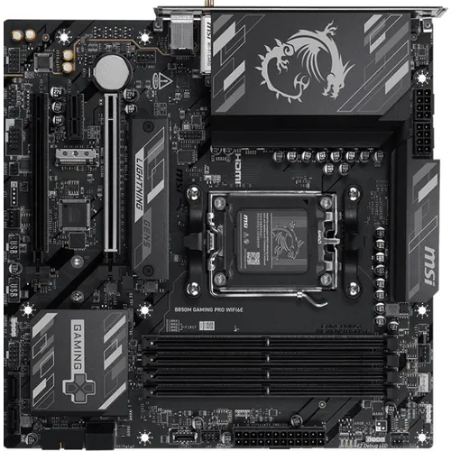 Материнская плата MSI B850M GAMING PRO WIFI6E, Socket AM5, AMD B850, mATX, Ret