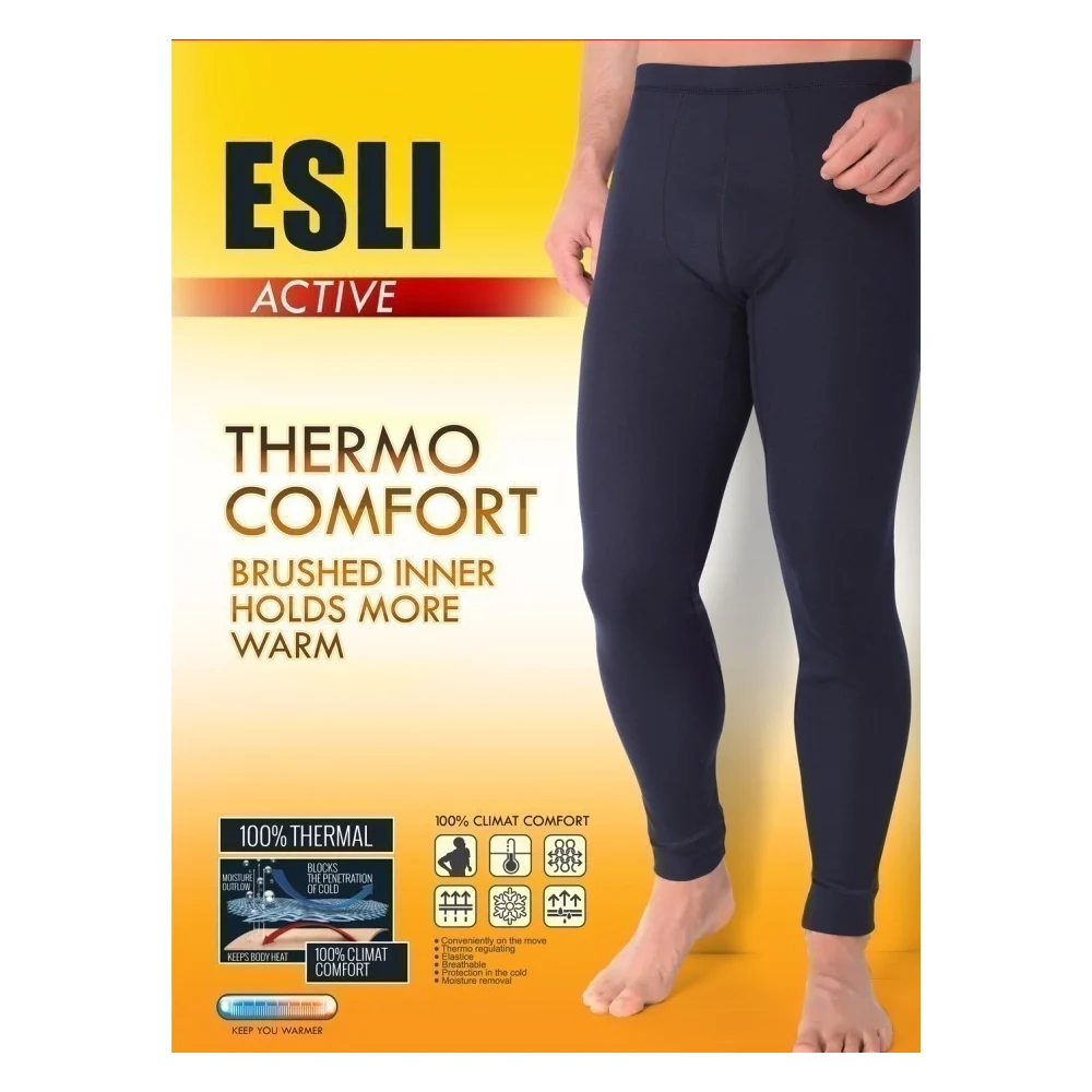 Мужские термокальсоны ESLI mktd 667 размер 170,176-120/5XL, черный 1005120010080588