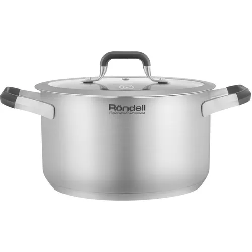 Кастрюля 3.2л Rondell Stolz RDS-1753, нержавеющая сталь, с крышкой