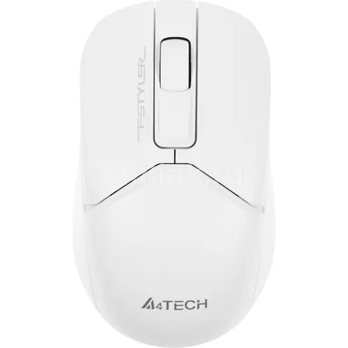 Мышь беспроводная A4TECH Fstyler FB12, Bluetooth/Радио, оптическая, USB, 1200dpi, белый [fb12 white]