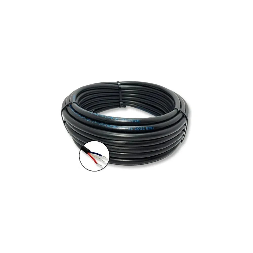 Монтажный кабель ПРОВОДНИК мкшнг(a)-ls 3x0.75 мм2, 15м OZ115656L15