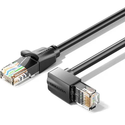 Патч-корд VENTION IBVBH литой (molded), U/FTP, кат.6, 2м, 4 пары, 26AWG, медь бескислородная, многожильный, черный