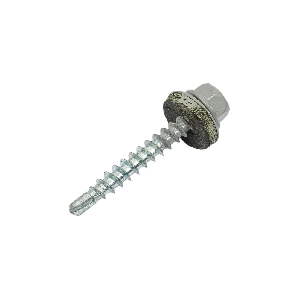 Кровельный саморез КРЕП-КОМП 4,8x35 RAL7004 серый 250 шт. ск357004кф
