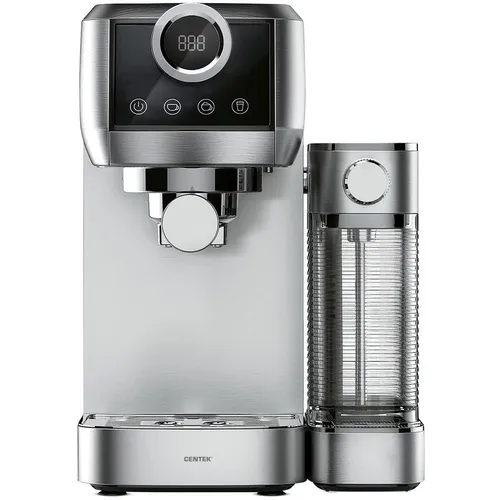 Кофеварка CENTEK CT-1170, рожковая, серебристый