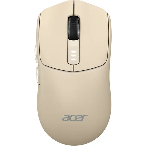 Мышь беспроводная Acer OMR312, Bluetooth/Радио, оптическая, USB, 3200dpi, бежевый [zl.mcecc.037]