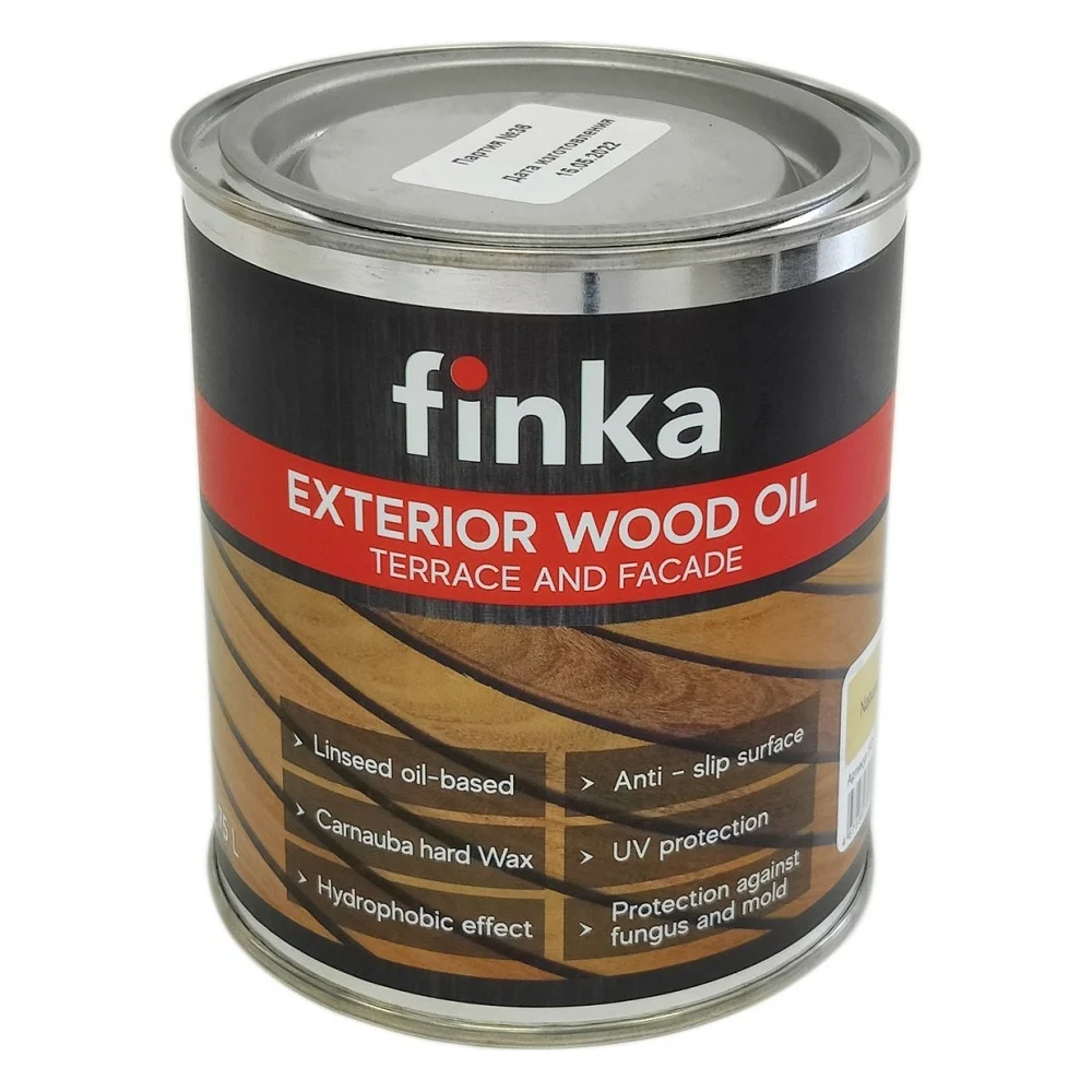 Масло для террас и фасадов Finka Exterior Wood Oil Мerbau FO-075M