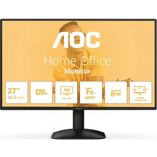 27" Монитор AOC 27B31H, 1920x1080, IPS, 120Гц, 1хHDMI, черный