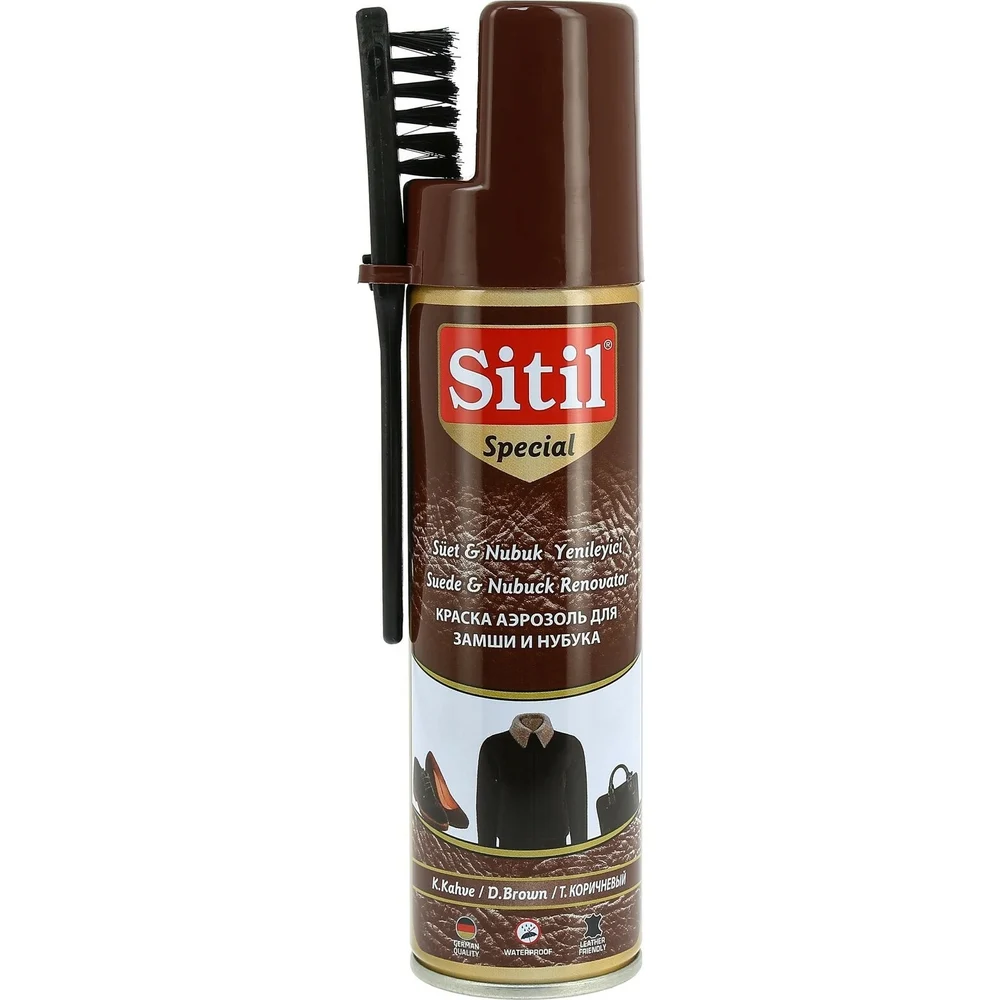 Аэрозоль-восстановитель для замши и нубука Sitil Suede& Nubuck Renovator 122.02 SSNS