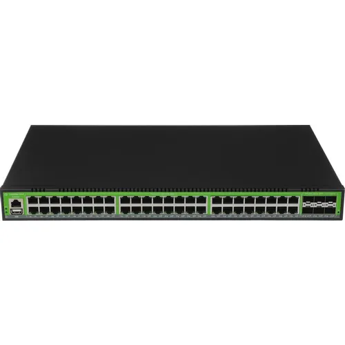 Коммутатор Digma DSW848G-6S+R, управляемый