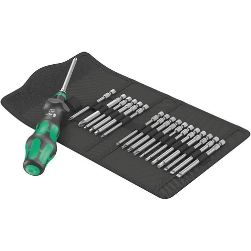 Набор отверток WERA Kraftform Kompakt Turbo Imperial 1, 19 предметов [we-057483]