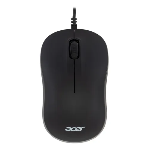 Мышь проводная Acer OMW140, оптическая, USB, 1200dpi, черный [zl.mceee.00l]