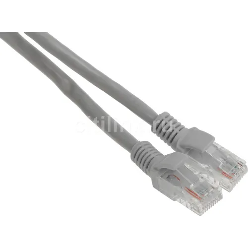 Патч-корд PREMIER PP6U-20M литой (molded), UTP, кат.6, 20м, 4 пары, 24AWG, алюминий омедненный, многожильный, серый