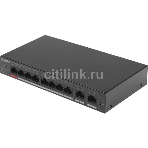 Коммутатор Dahua DH-CS4010-8GT-110, управляемый
