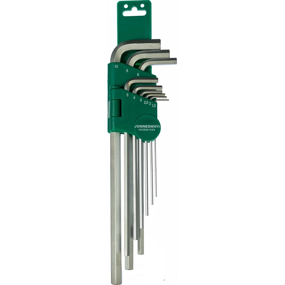 Набор шестигранников Jonnesway EXTRA LONG H02SM109SL