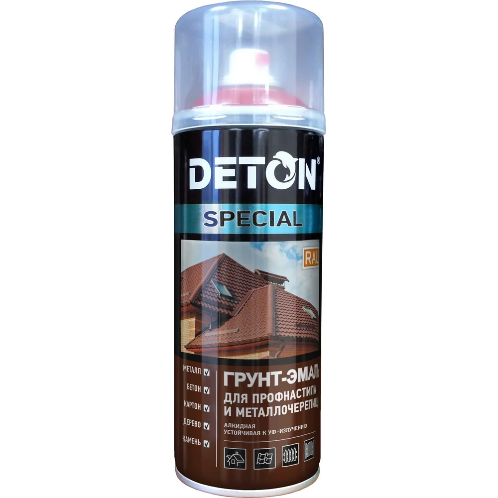 Грунт-эмаль для профнастила и металлочерепицы Deton DTN-A07363