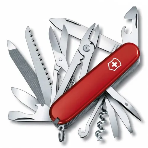 Складной нож Victorinox Handyman, функций: 24, 91мм, красный, коробка картонная [1.3773]