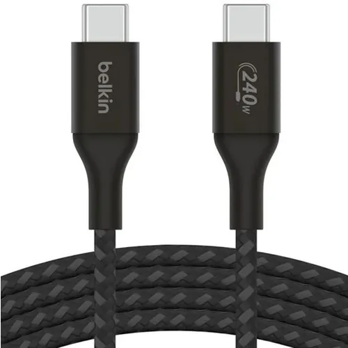Кабель Belkin CAB015bt1MBK, USB Type-C (m) - USB Type-C (m), 1м, черный