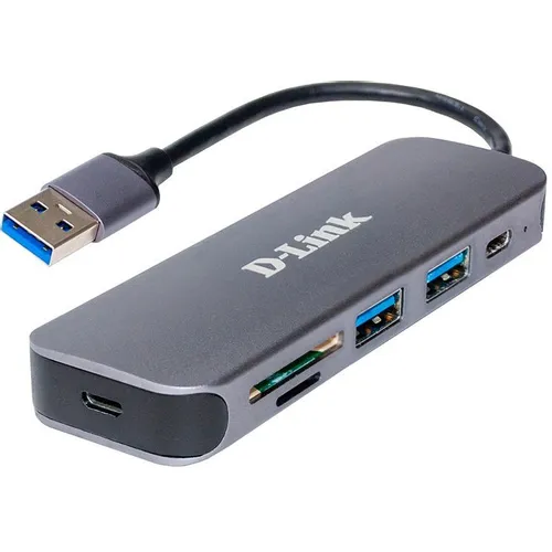 Хаб (разветвитель) D-Link DUB-1325/A1A, серый