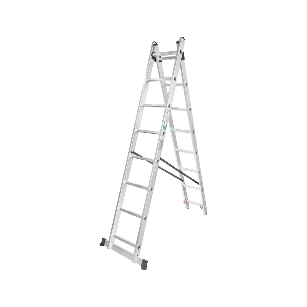 Комбинированная двухсекционная лестница Forcekraft FK-BL-E210 52853
