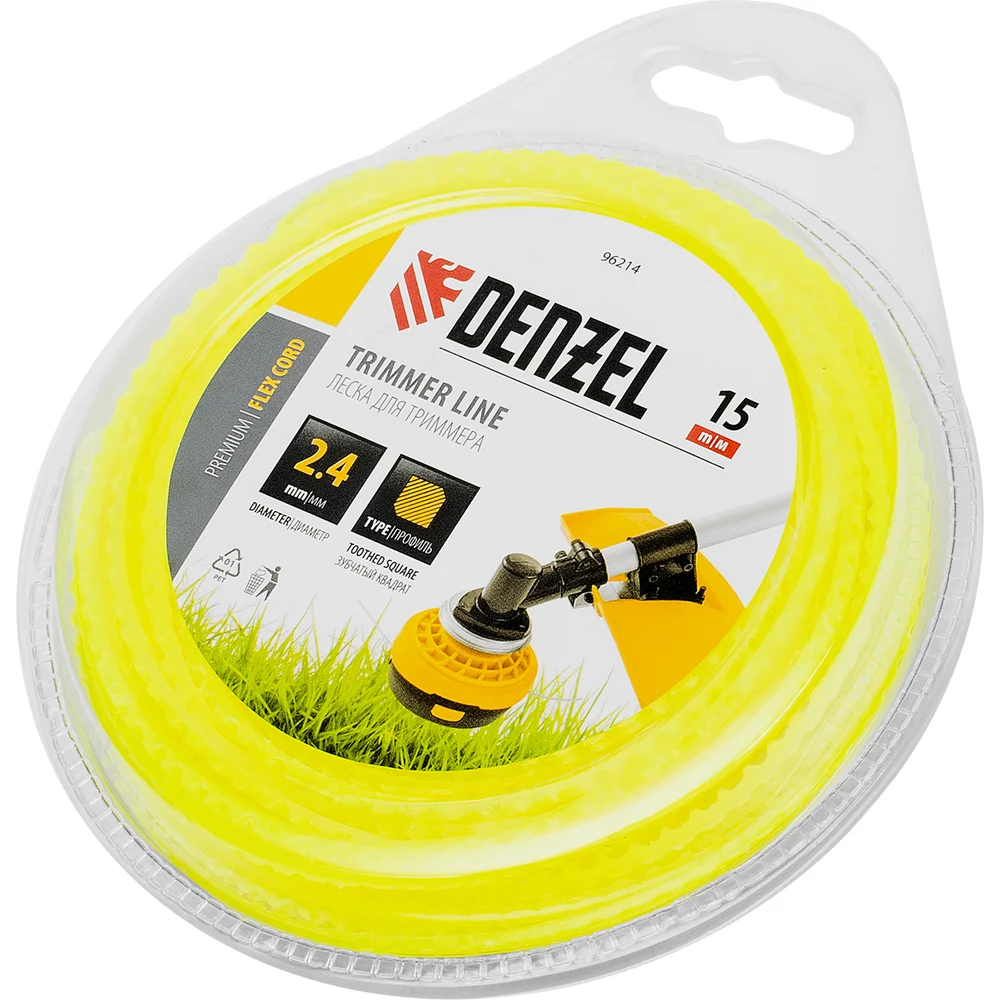 Леска для триммера Denzel FLEX CORD 96214
