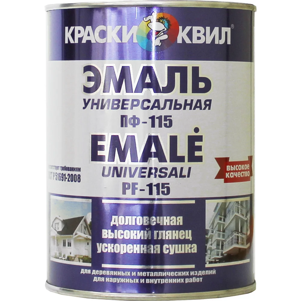 Универсальная эмаль Краски квил ПФ-115 4607023394138