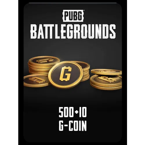 Пополнение игровой валюты KRAFTON PUBG: Battlegrounds - 500 + 10 G-Coin, регион: Россия, Весь мир