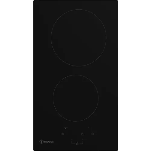 Электрическая варочная поверхность Indesit IRT 130, конфорок: 2 шт., стеклокерамика, независимая, черный