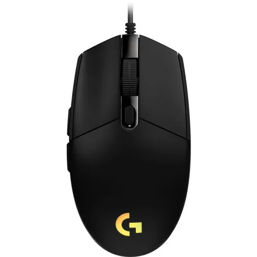 Мышь проводная Logitech G102 LightSync, игровая, оптическая, USB, 8000dpi, черный [910-005808]