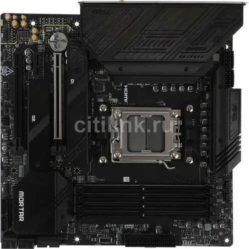 Материнская плата MSI MAG B650M MORTAR WIFI, Socket AM5, AMD B650, mATX, Ret