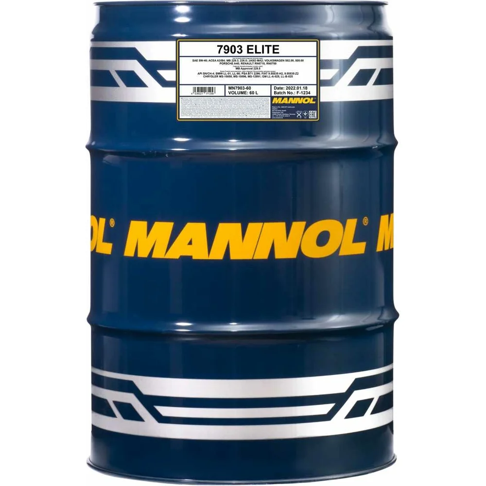 Синтетическое моторное масло MANNOL ELITE 5W-40 1008