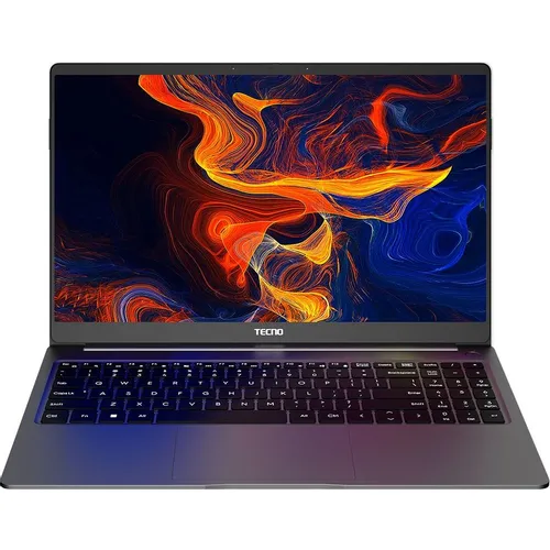 Ноутбук TECNO MegaBook T15DA, 15.6", IPS, AMD Ryzen 5 7430U 2.3ГГц, 6-ядерный, 8ГБ DDR4, 512ГБ SSD, AMD Radeon Graphics, Windows 11 Home, серый [71003300345]