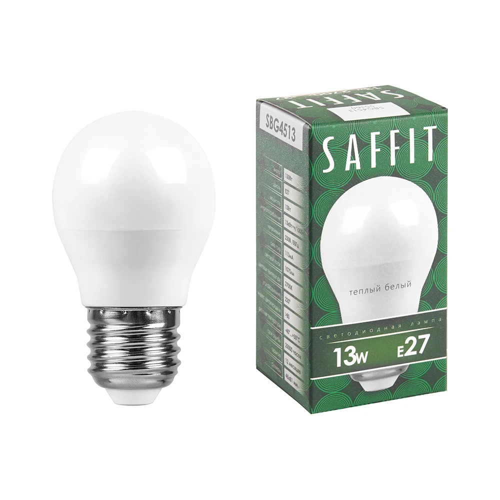 Светодиодная лампа SAFFIT SBG4513 55160