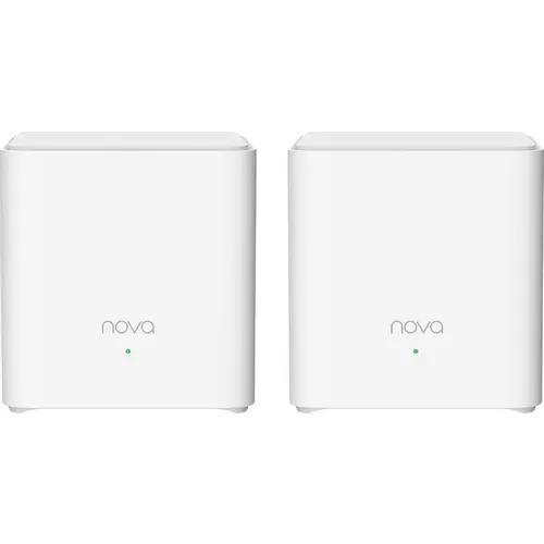Бесшовный Mesh роутер TENDA EX3, Wi-Fi 6, AX1500, 2.4/5ГГц, 1 WAN/LAN, белый, 2 шт. в комплекте [ex3(2-pack)]