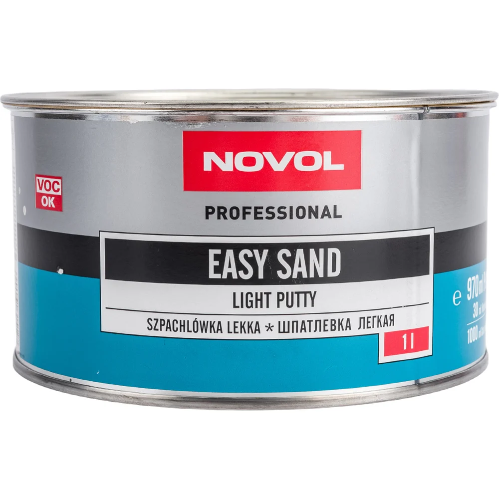 Мягкая мелкозернистая шпатлевка NOVOL EASY SAND 31512