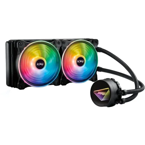 Система водяного охлаждения XPG LevanteX240-BKCWW, 4-pin, ARGB, 120мм, черный, retail