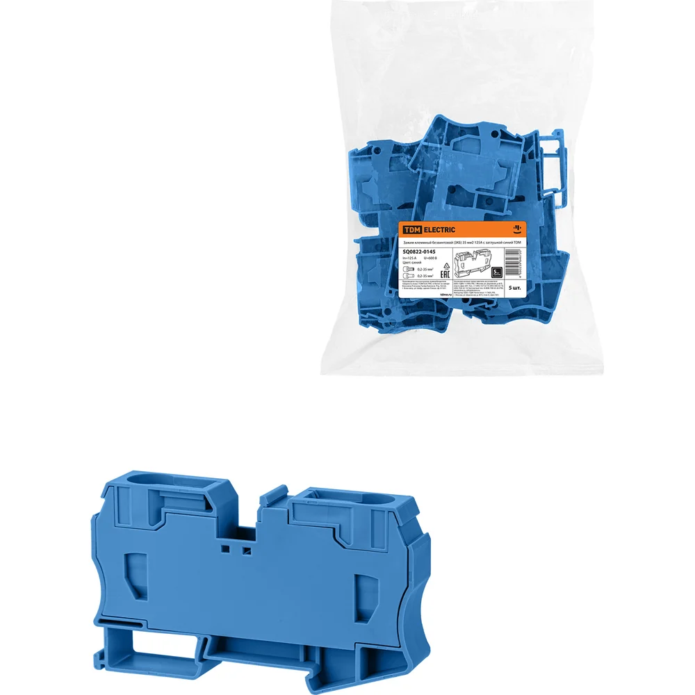 Клеммный безвинтовой зажим TDM ELECTRIC SQ0822-0145