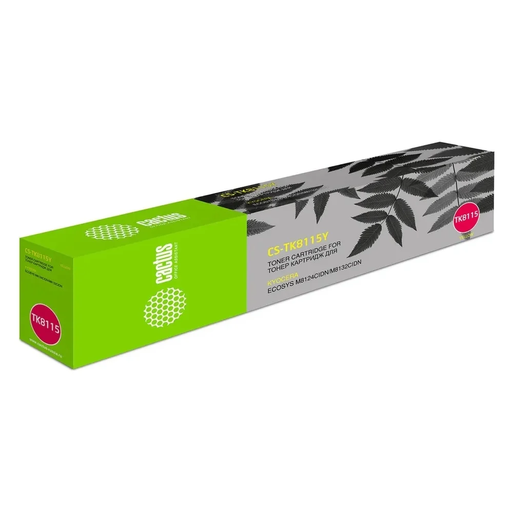Лазерный картридж для kyocera mita ecosys m8124cidn/m81 Cactus tk-8115y 1066820